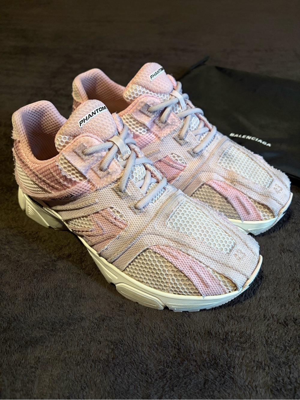Balenciaga Phantom Sneaker Washed in Pink FW22